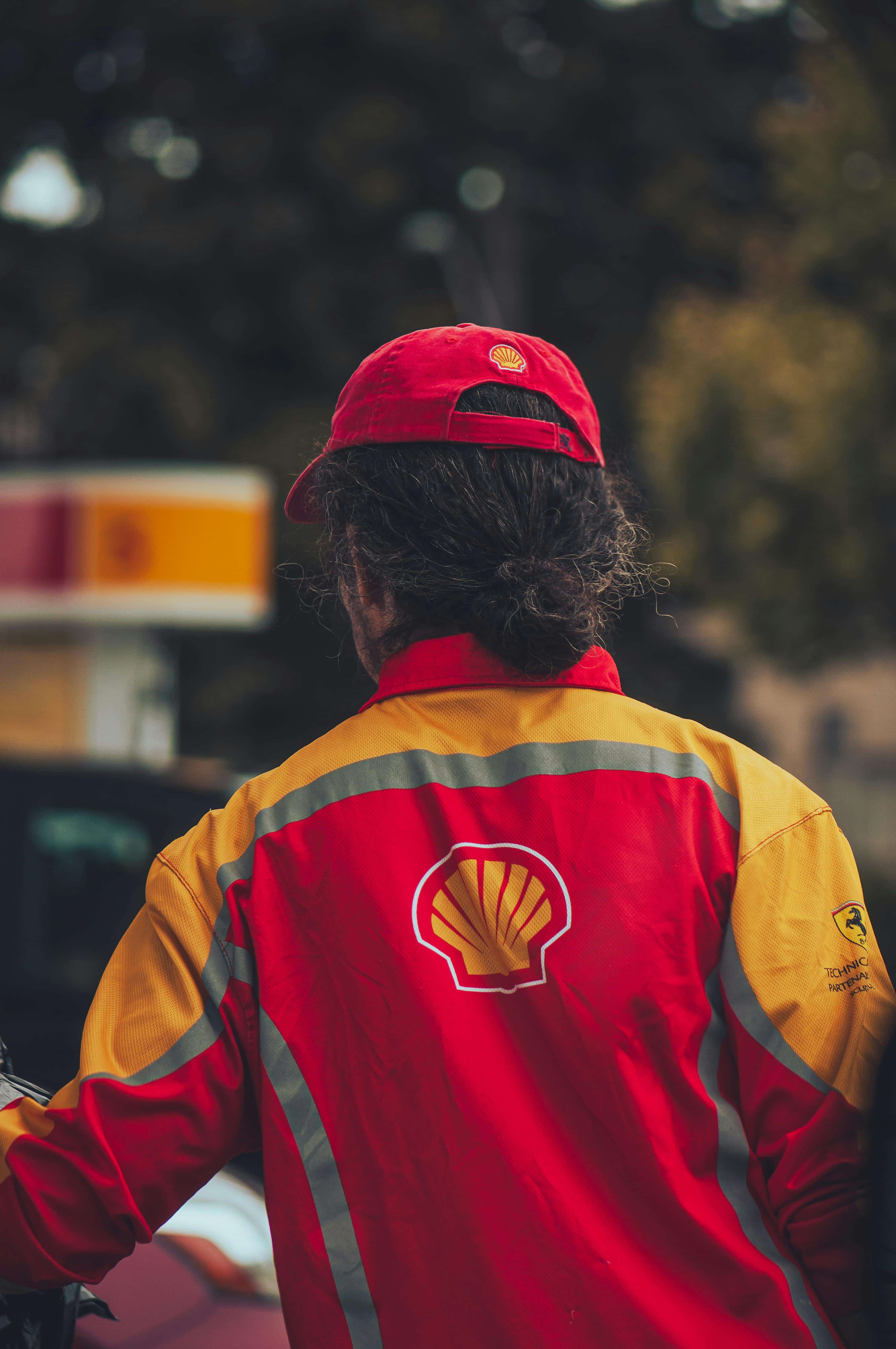 Polite greeting at window